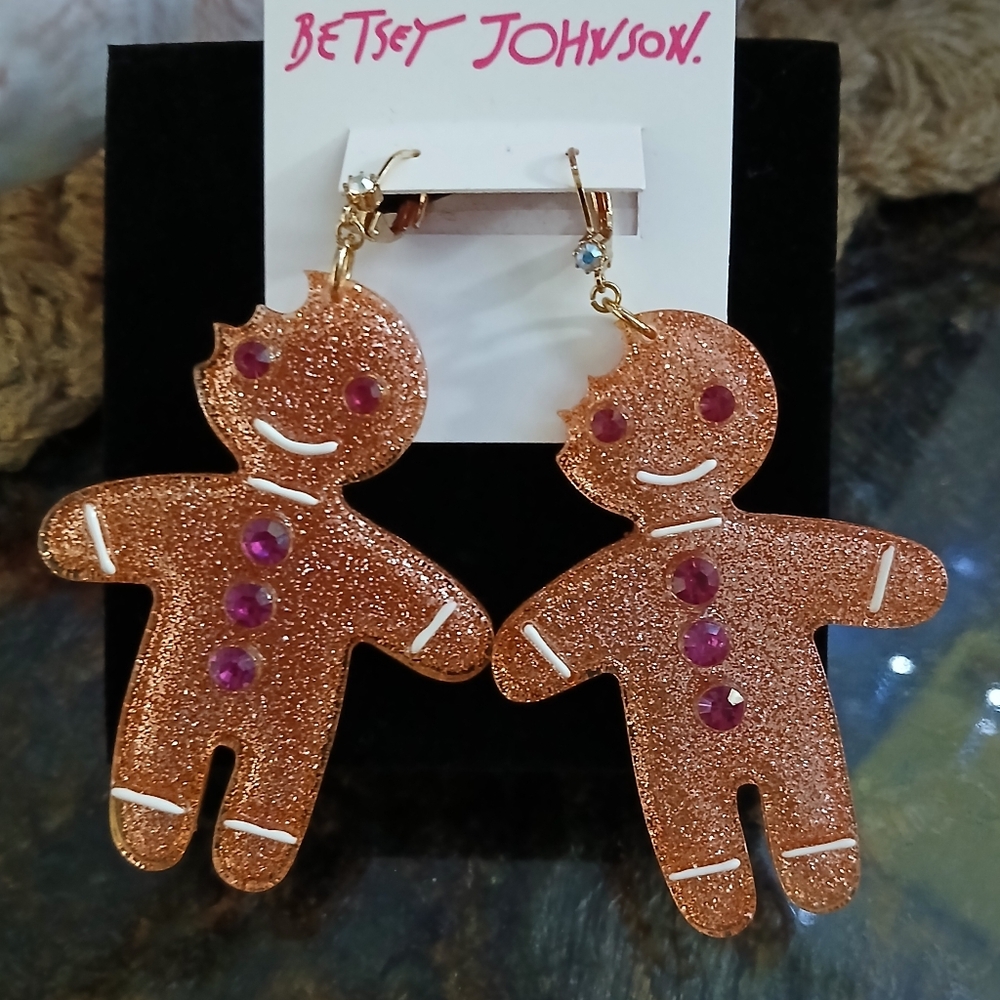 SALE! $10. Glittery Gingerbread Man Ornament
